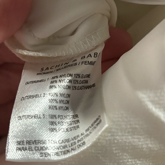 Anthropologie Bhldn Sachin & Babi Carrie Bridal White Jumpsuit Size 2 New - Picture 10 of 10